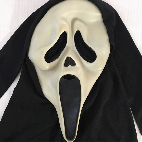 Scream Ghost Face Halloween Horror Mask Easter Unlimited (T) Stamp 9206S Tag - Picture 4 of 8